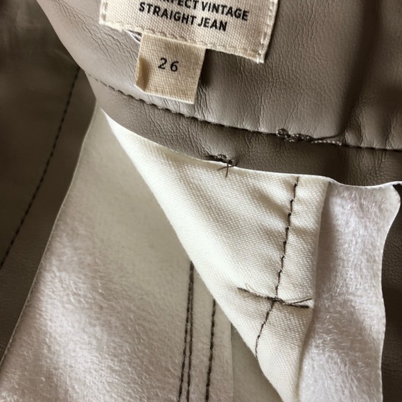 Madewell faux leather pants - Picture 6 of 6